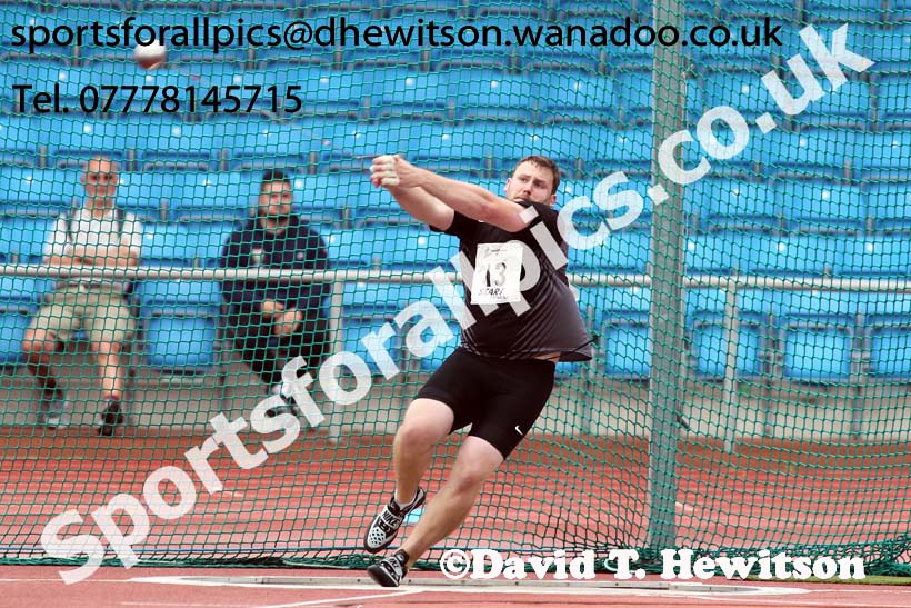 Mens  senior hammer, Northern Senior and Under-20s Track and Field Champs., Manchester. Photo: David T. Hewitson/Sports for All Pics